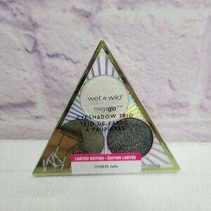 New No Box Wet‎ n Wild Crystal Cavern MegaGlo Eyeshadow Trio Jade 3.5g